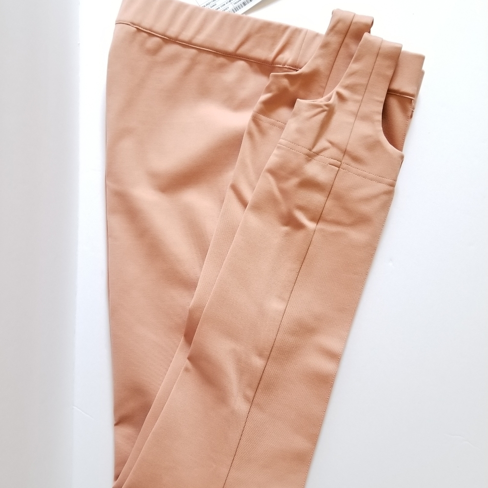 Marni Elastic Waistband Stirrup Pants Sand Pink Tan Size US 6